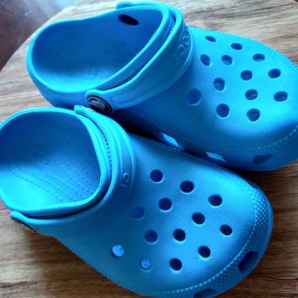 Kids CROCS Blue Unisex Size 12T - Picture 3 of 5